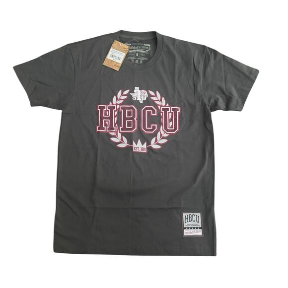 Mitchell & Ness Tops - NWT! Texas Southern University Houston HBCU Grey Wreath T-Shirt - Size Medium